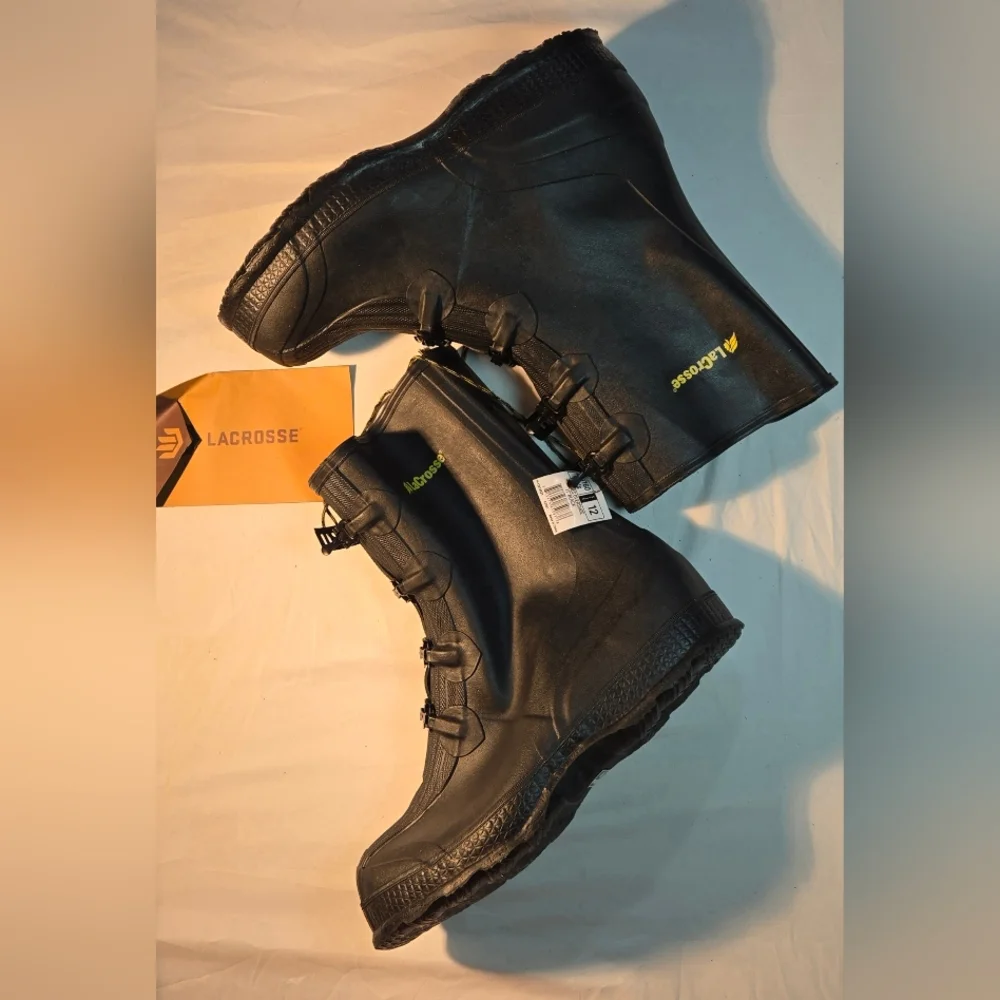 LaCrosse Men's Black Rain &‎ Snow Boots